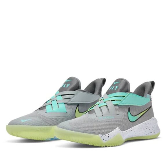 NIB Nike Air Zoom Flight 2 in Smoke Grey Lemon Twist GS DB6708-001 Sz. 7 - Picture 1 of 7